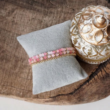 Tia Glass Bead Bracelet Stack
