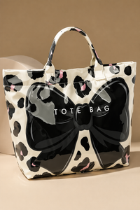 Leopard Bow Tote