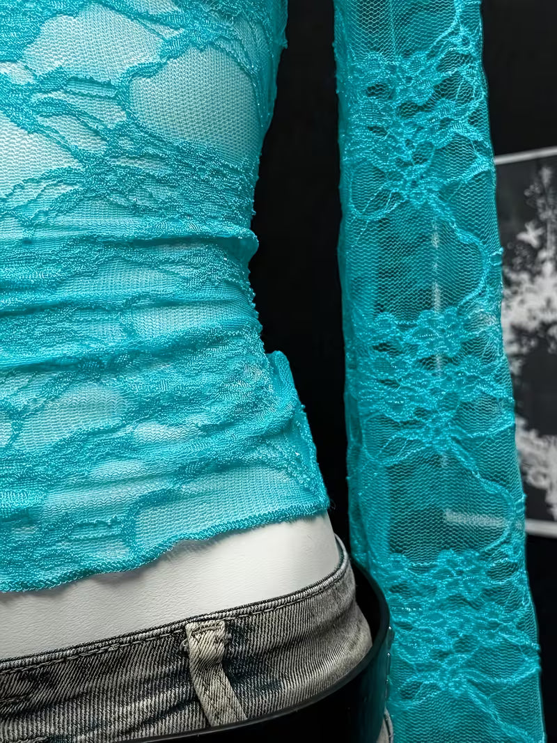 Under It All Lace Top