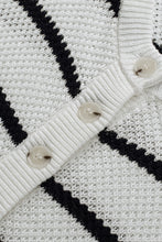 Vera White Stripe Sweater Tee
