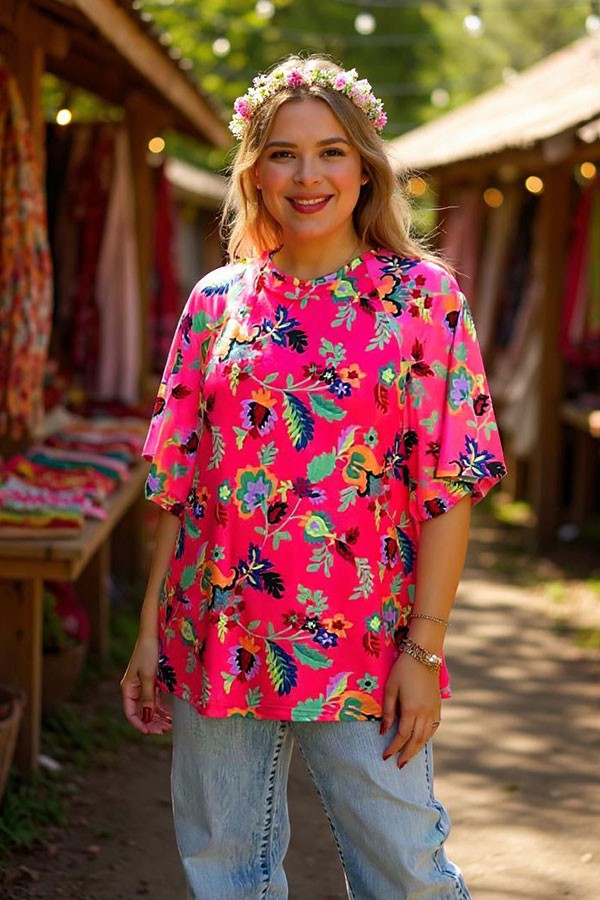 Wildflower Top Curvy