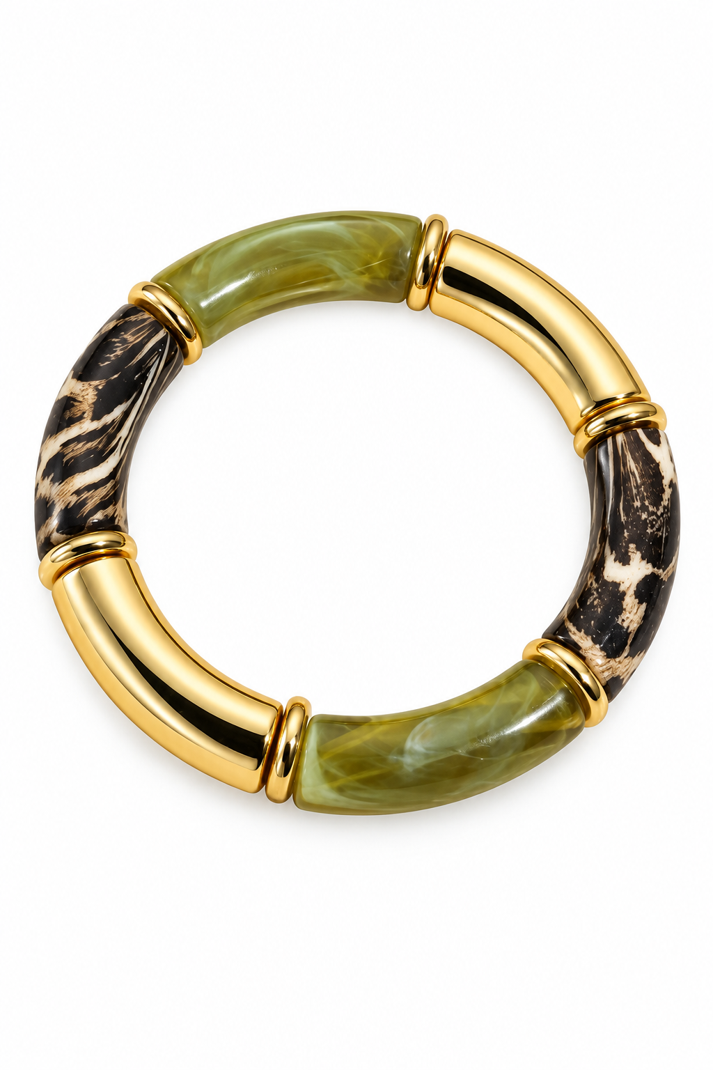 Wild About You Leopard Stretch Bangle