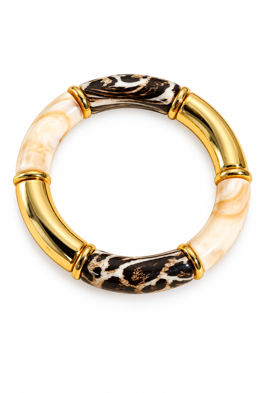 Wild About You Leopard Stretch Bangle