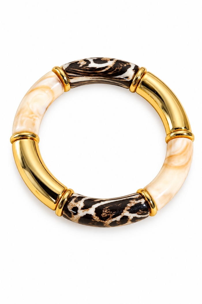 Wild About You Leopard Stretch Bangle