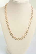 Winnie Small Circle Dainty Chain Necklace