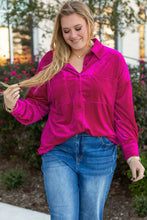 Winnie Velvet Drop Shoulder Top Curvy