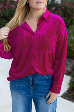 Winnie Velvet Drop Shoulder Top Curvy