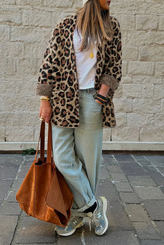 You Earned It Leopard Cardigan
