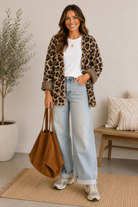 You Earned It Leopard Cardigan