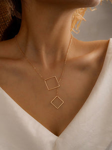 Too Hip to be Square Necklace