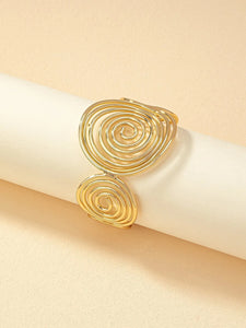 Get To Know Me Spiral Cuff Bracelet